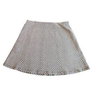 LOFT White & Black A Lined Skirt Sz S, Classic Office Academic Librarian Core